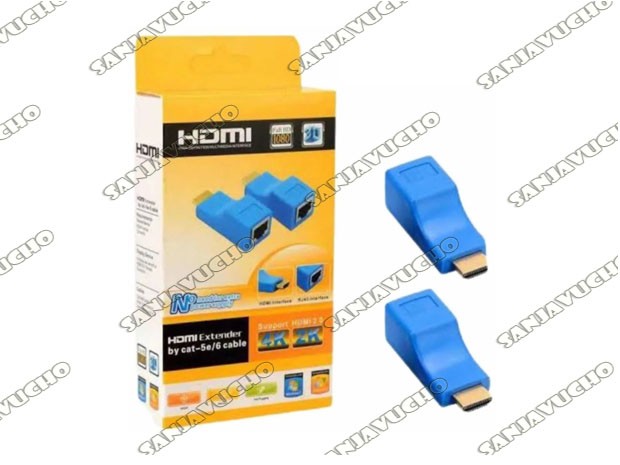 &+   EXTENSOR CABLE HDMI POR UTP RJ45 (1280)
